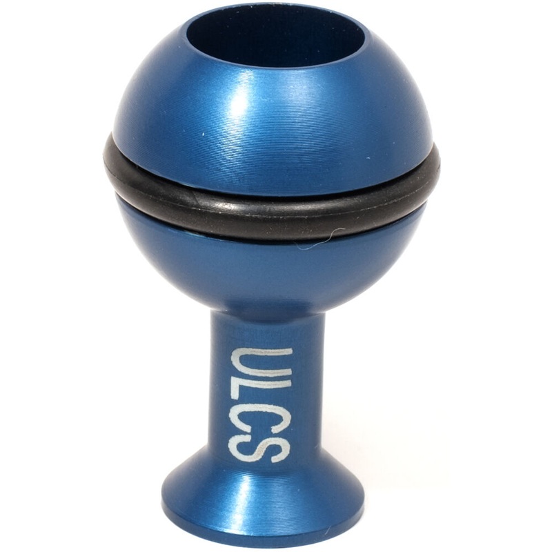 Ultralight Ball Adapter with 1/4"-20 Socket Head Cap Screw (Ultra Blue)