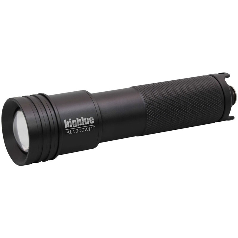 Bigblue AL1300WPT Wide Beam Dive Light with Tail Switch