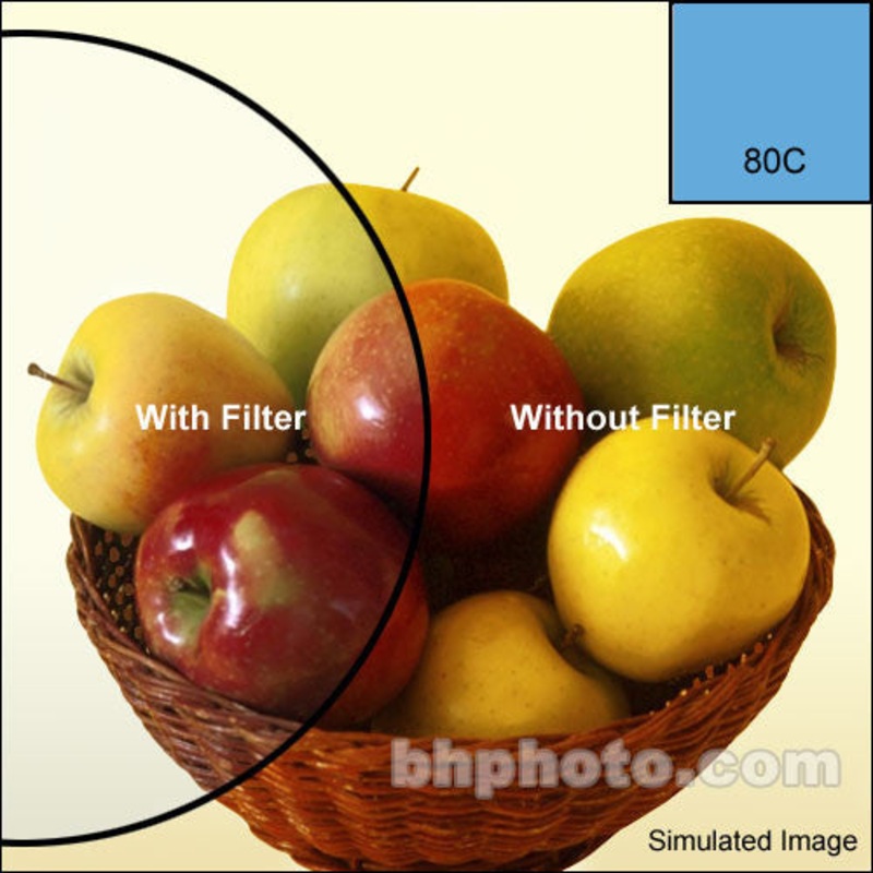 Tiffen 4 x 5" 80C Color Conversion Filter