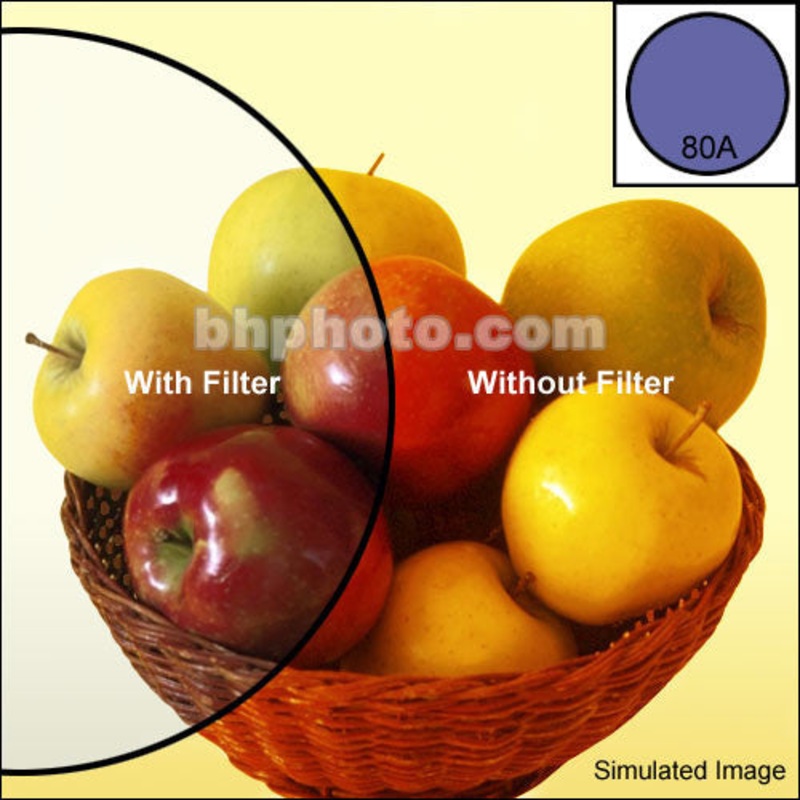 Tiffen 4 x 6" 80A Color Conversion Filter