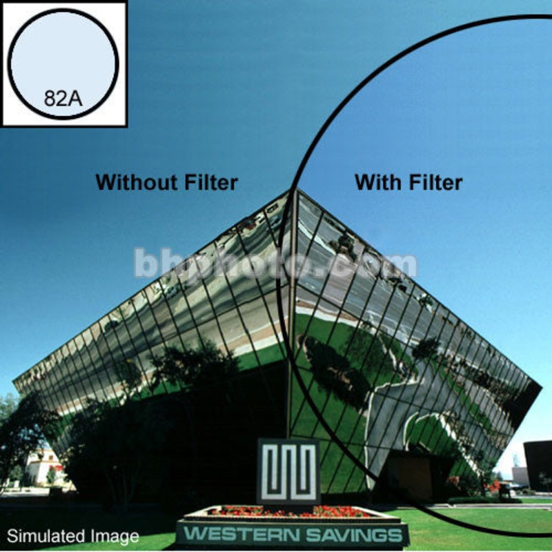 Tiffen 4 x 6" 82A Light Balancing Filter