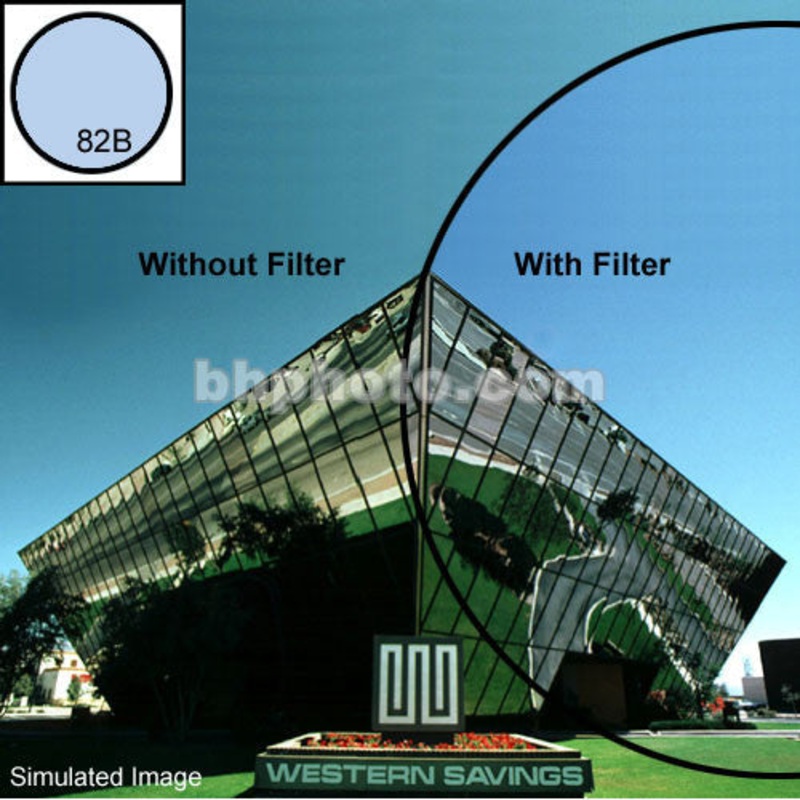 Tiffen 4 x 6" 82B Light Balancing Filter
