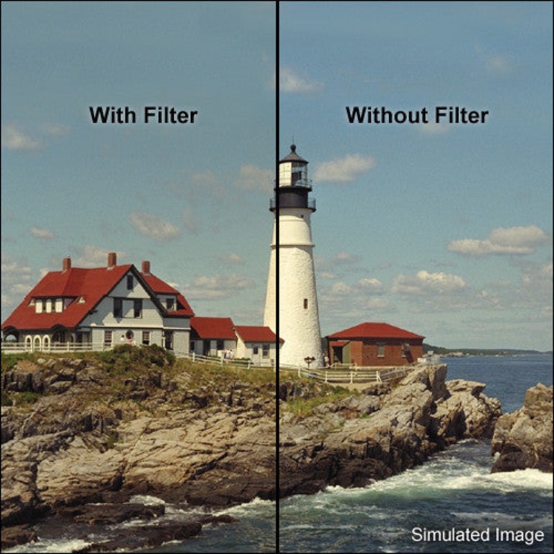 Tiffen 4 x 5" 1 Coral Solid Color Filter