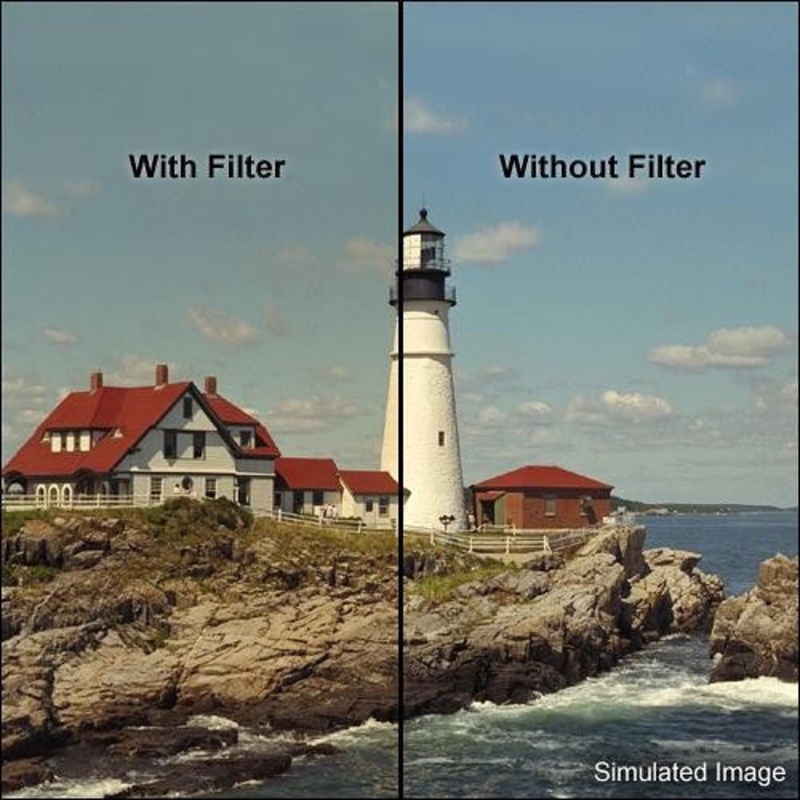 Tiffen 5.65 x 5.65" 2 Coral Solid Color Filter