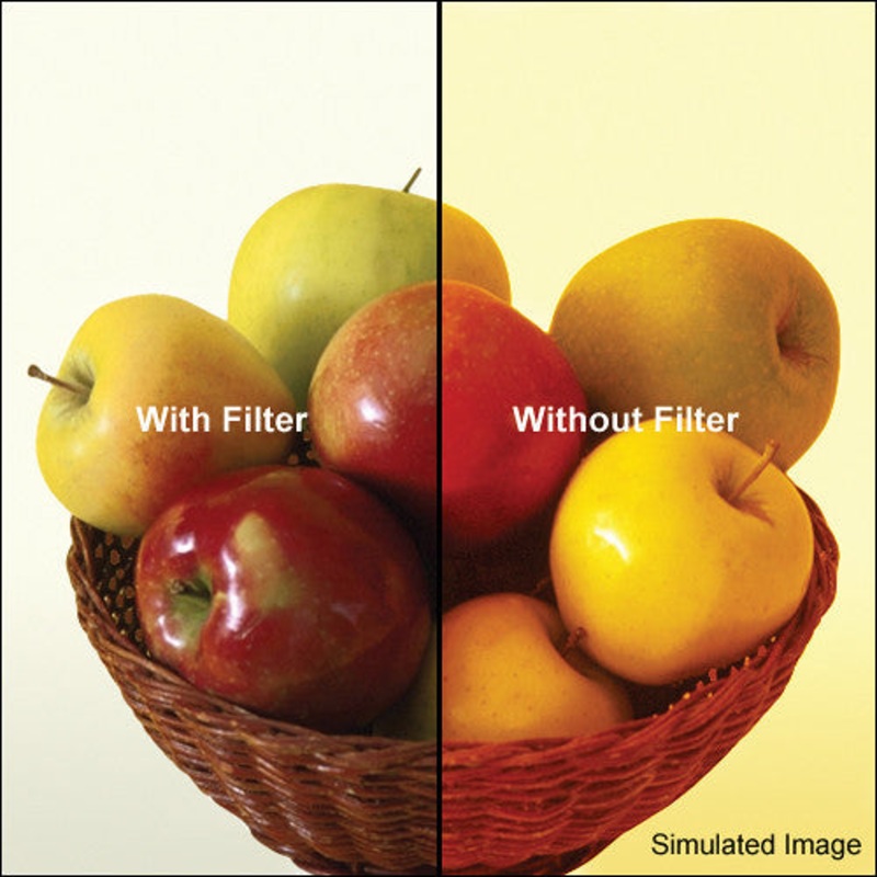 Tiffen 5.65 x 5.65" 80A Color Conversion Filter