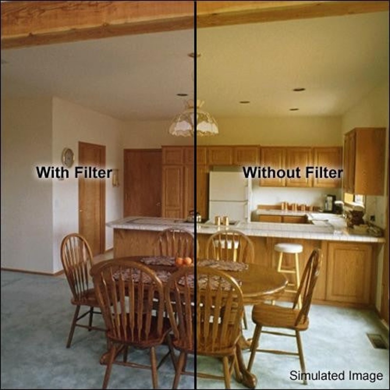 Tiffen 5.65 x 5.65" Decamired Blue 1-1/2 Cooling Glass Filter