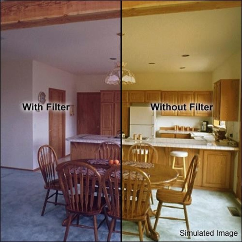 Tiffen 5.65 x 5.65" Decamired Blue 6 Cooling Glass Filter