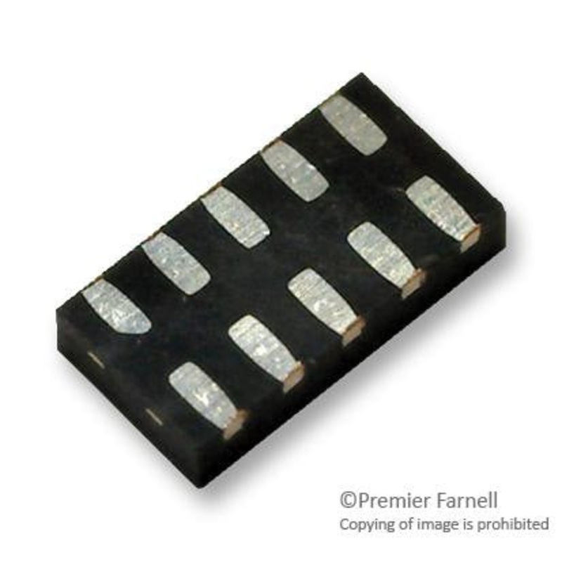 STMICROELECTRONICS ECMF04-4HSWM10 Filter, Common Mode, 2.6mm x 1.35mm x 0.5mm