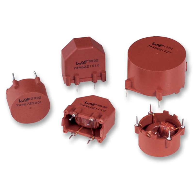 WURTH ELEKTRONIK 7446621007 Choke, Common Mode, Power Line, 6.8 mH, 1 A, WE-LF Series