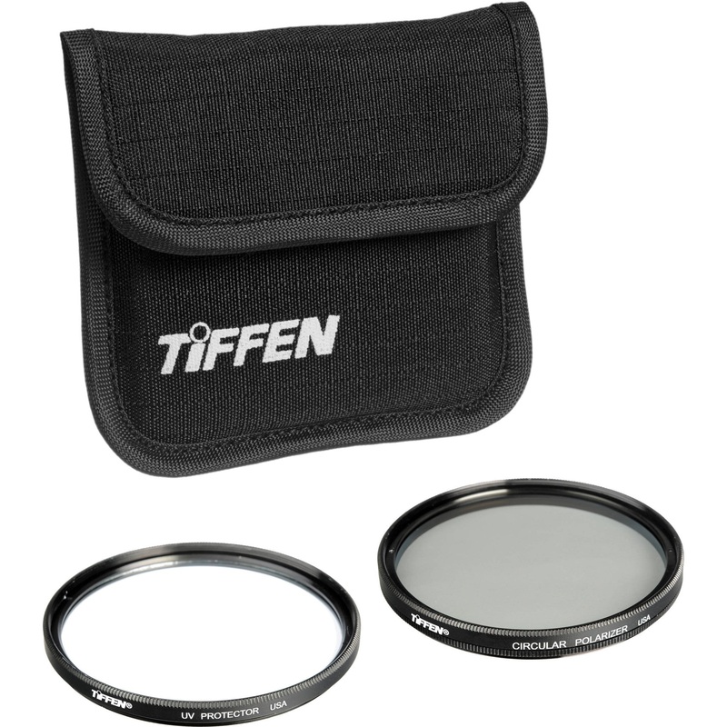 Tiffen 72mm Photo Twin Pack (UV Protection and Circular Polarizing Filter)