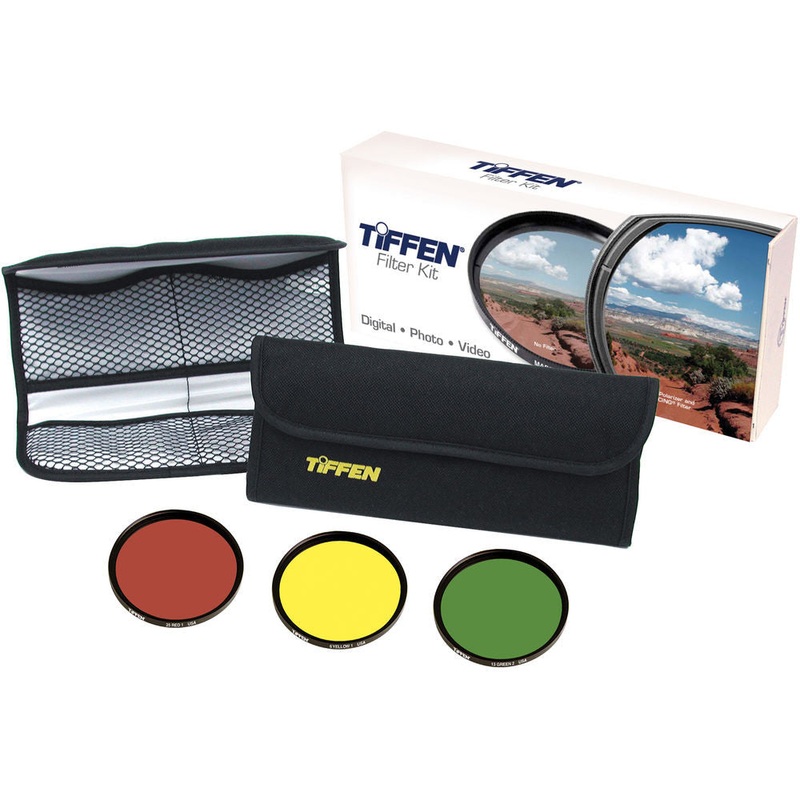 Tiffen 72mm Black & White Three Filter Kit