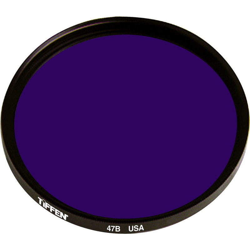 Tiffen 77mm Deep Blue #47B Color Balancing Filter
