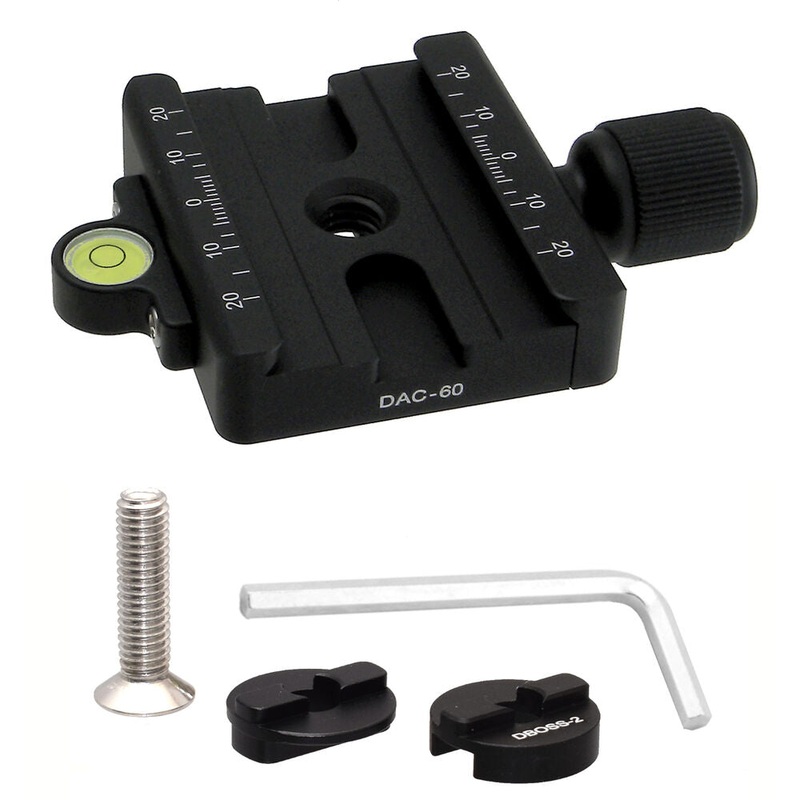 Desmond DAC-60 Deluxe Manfrotto to Arca-Type 60mm Clamp Head Conversion Kit