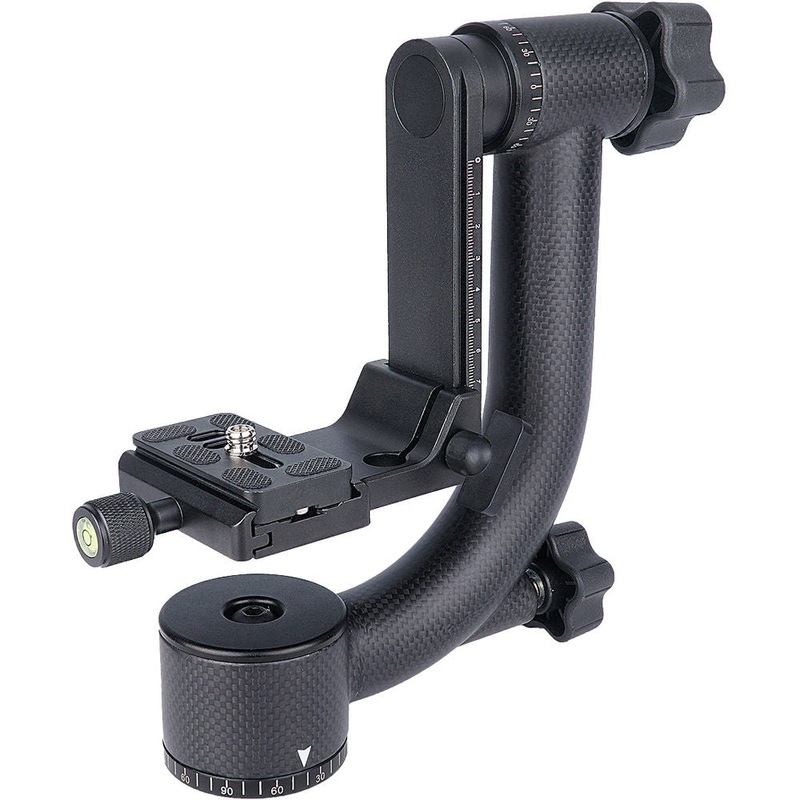 YELANGU A19 Carbon Fiber Gimbal Tripod Head
