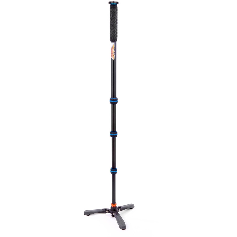 3 Legged Thing Trent 2.0 Magnesium Alloy MonopodKit with DocZ2 Foot Stabilizer (Blue)