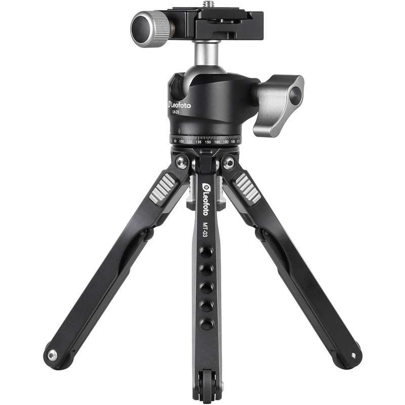 Leofoto MT-03 Spider Tabletop Tripod & LH-25 Mini Ball Head