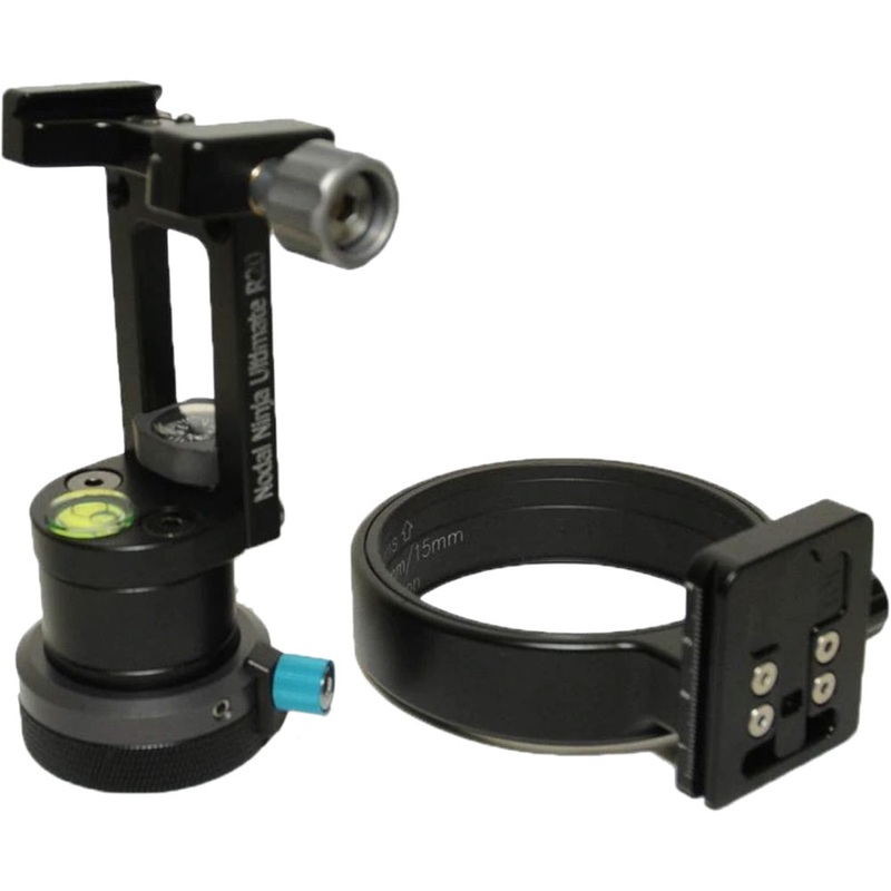 Nodal Ninja R20 Static 2.5/7.5 Tilt Head with Rotator Mini RM4 V2 & Lens Ring for Canon 8-15mm Package