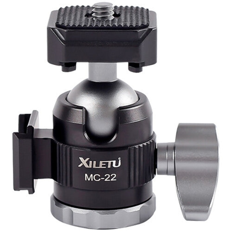 XILETU MC22 Mini Cold Shoe Ball Head