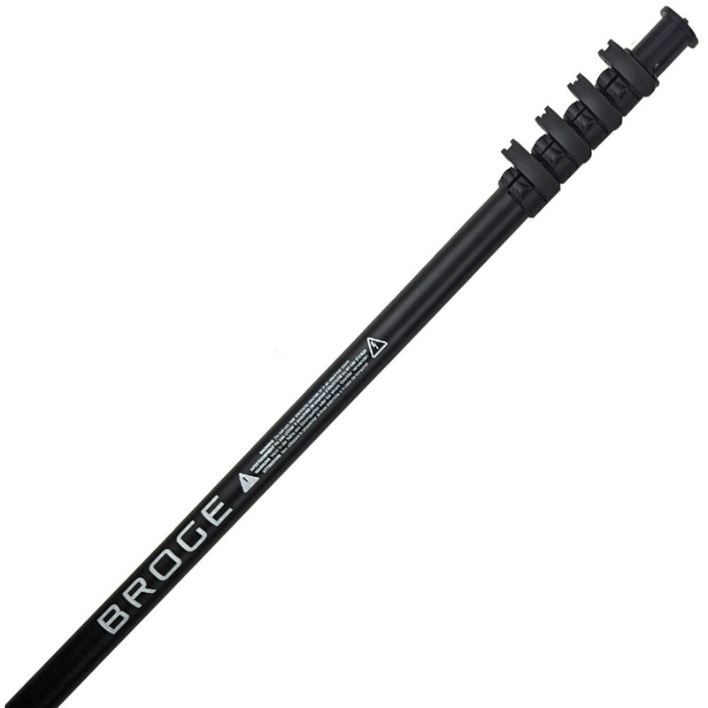 Composite Poles Broge V3 Camera Pole with Collar and Folding Footplate (5 - 22.6')
