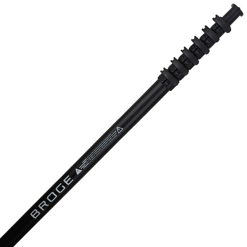 Composite Poles Broge V3 Camera Pole with Collar and Folding Footplate (5 - 27')