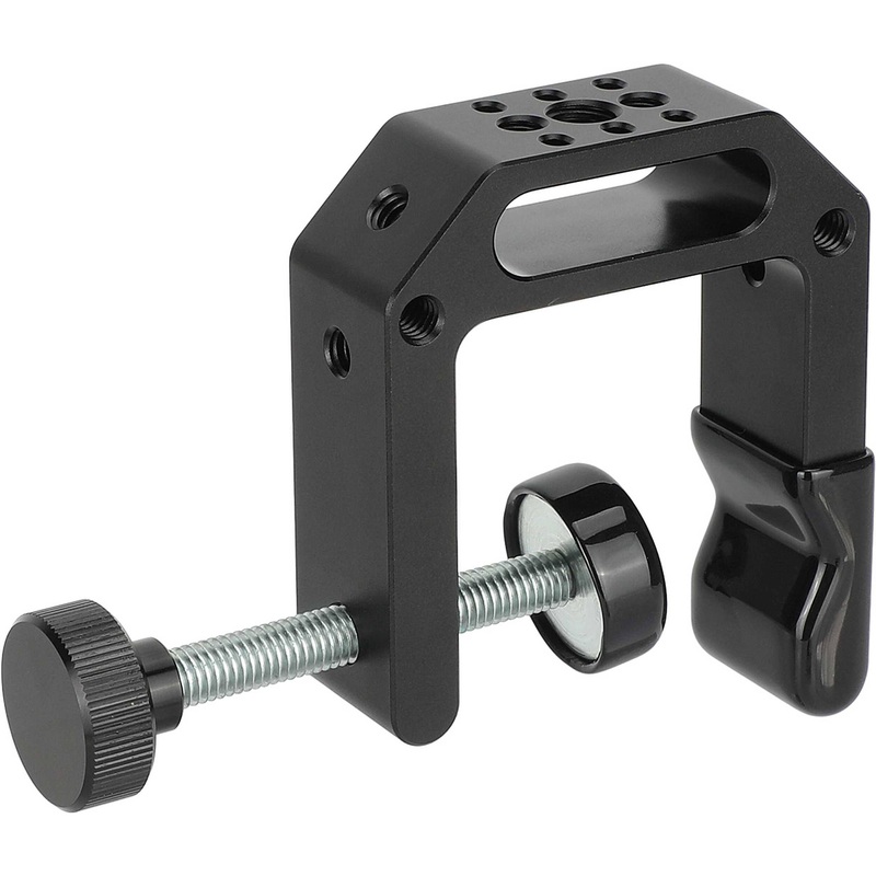 CAMVATE C-Clamp with Multiple 1/4"-20 and 3/8"-16 Threads (2.25" Throat Depth)