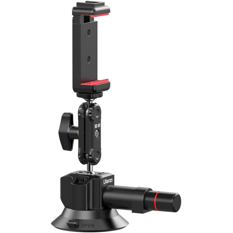 Ulanzi SC-01 Heavy-Duty Suction Cup Mount for Camera/Phone/Accessory (3")