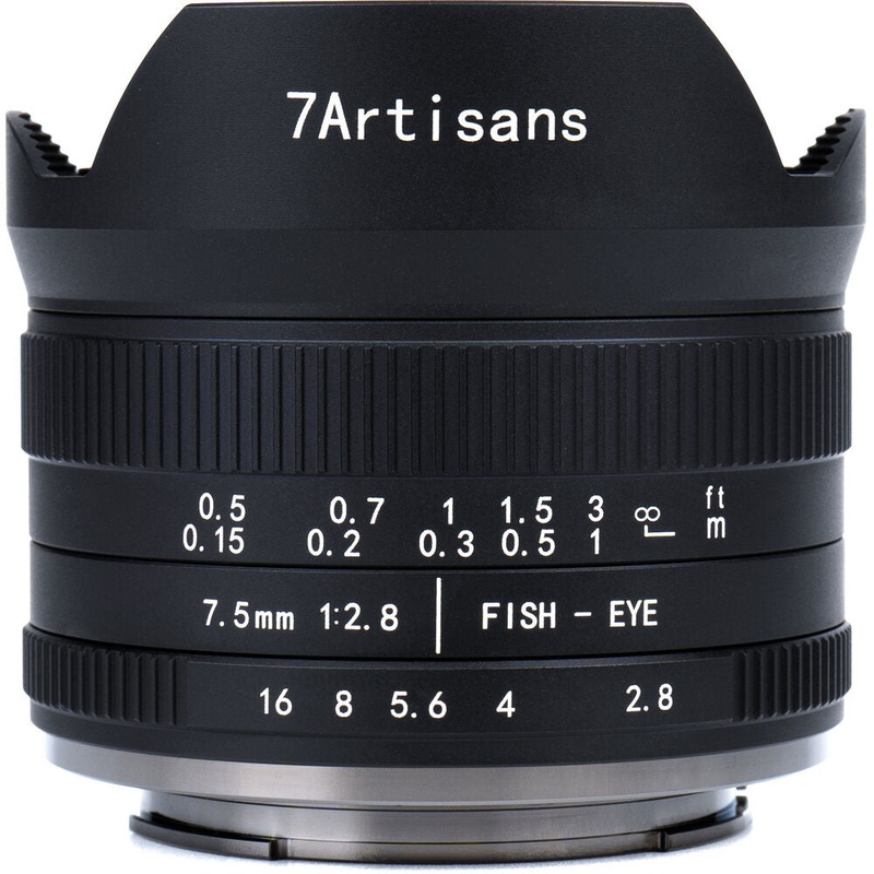7artisans Photoelectric 7.5mm f/2.8 II Fisheye Lens for Canon EOS-M