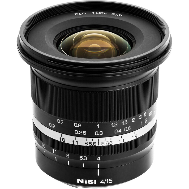 NiSi 15mm f/4 Sunstar ASPH Lens for FUJIFILM X (Black)