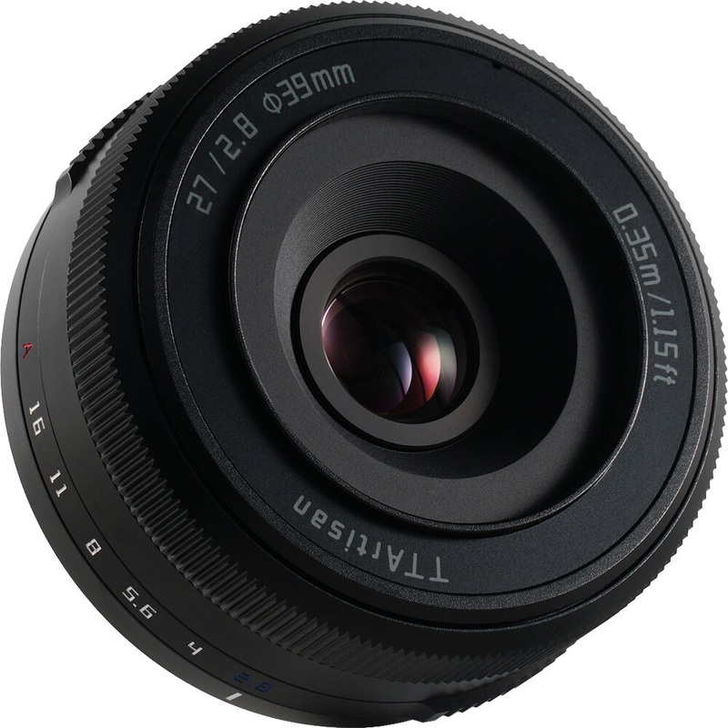 TTArtisan 27mm f/2.8 Lens (Sony E, Black)