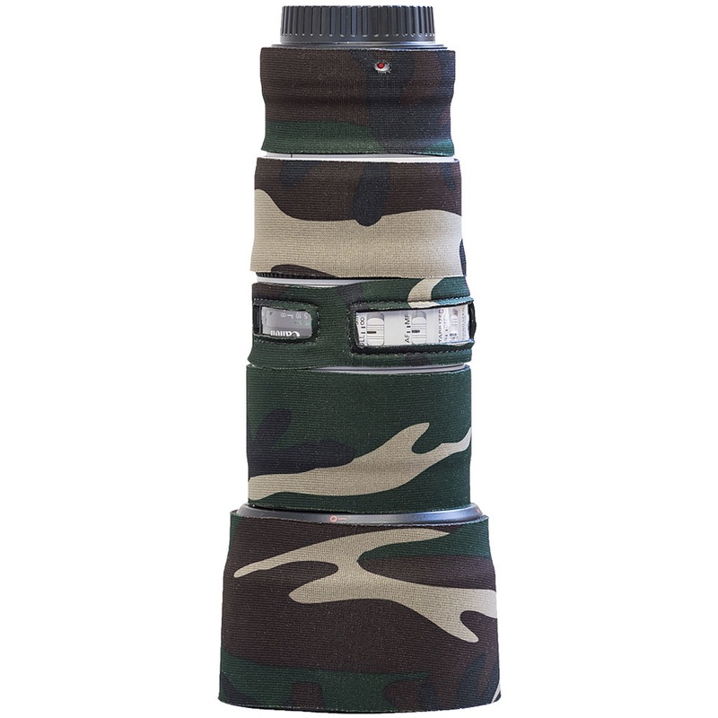 LensCoat Lens Cover for the Canon 70-200mm f/4 IS II Lens (Forest Green Camo)