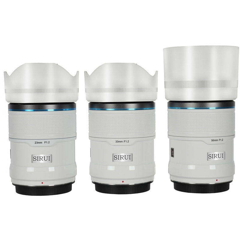 Sirui Sniper f/1.2 Autofocus 3-Lens Kit (Sony E, White)