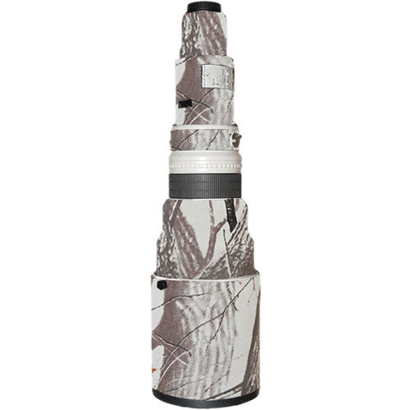 LensCoat Lens Cover for Canon 600mm f/4 Non IS Lens (Realtree AP Snow)