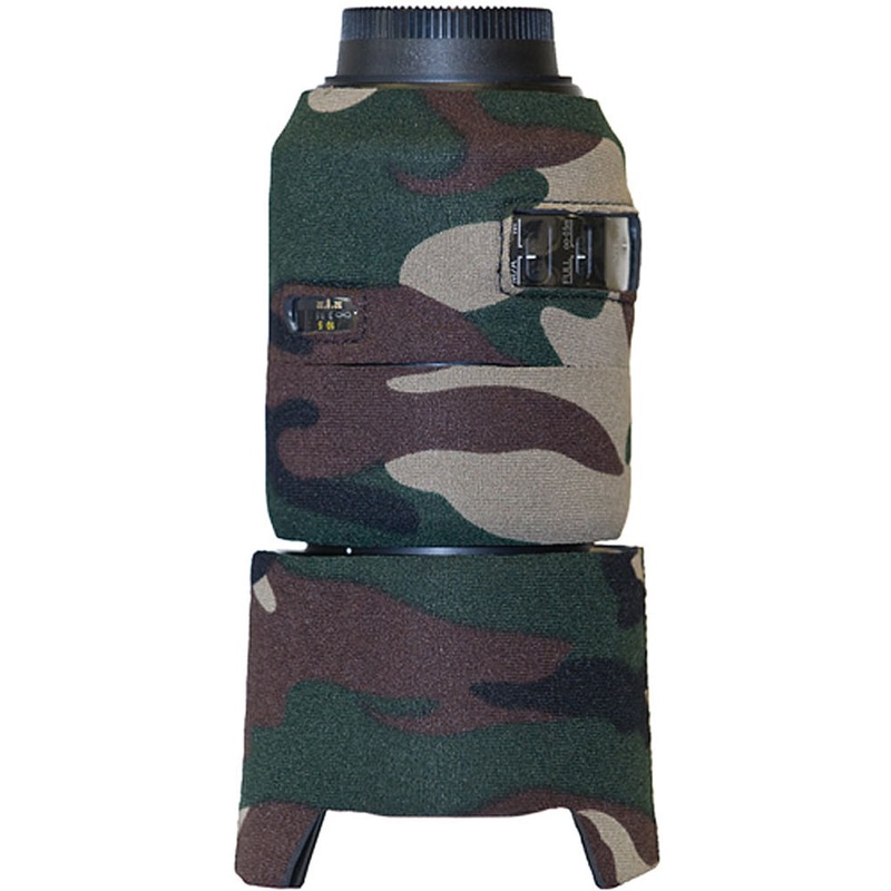 LensCoat Lens Cover for Nikon AF-S Micro-NIKKOR 105mm f/2.8G VR Lens (Forest Green Camo)
