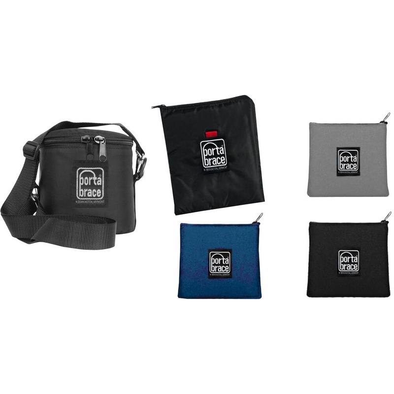 PortaBrace Medium Lens Cup and Padded Pouch Set for Lens Filters