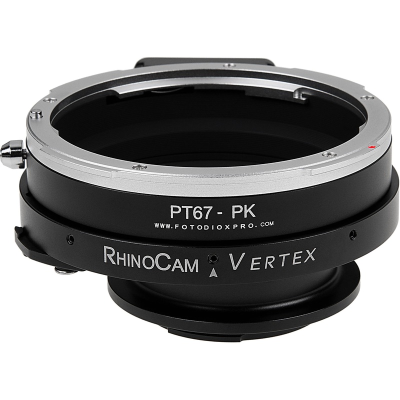 FotodioX RhinoCam Vertex Rotating Stitching Adapter for Pentax 647 Lens to Pentax K Mirrorless Cameras