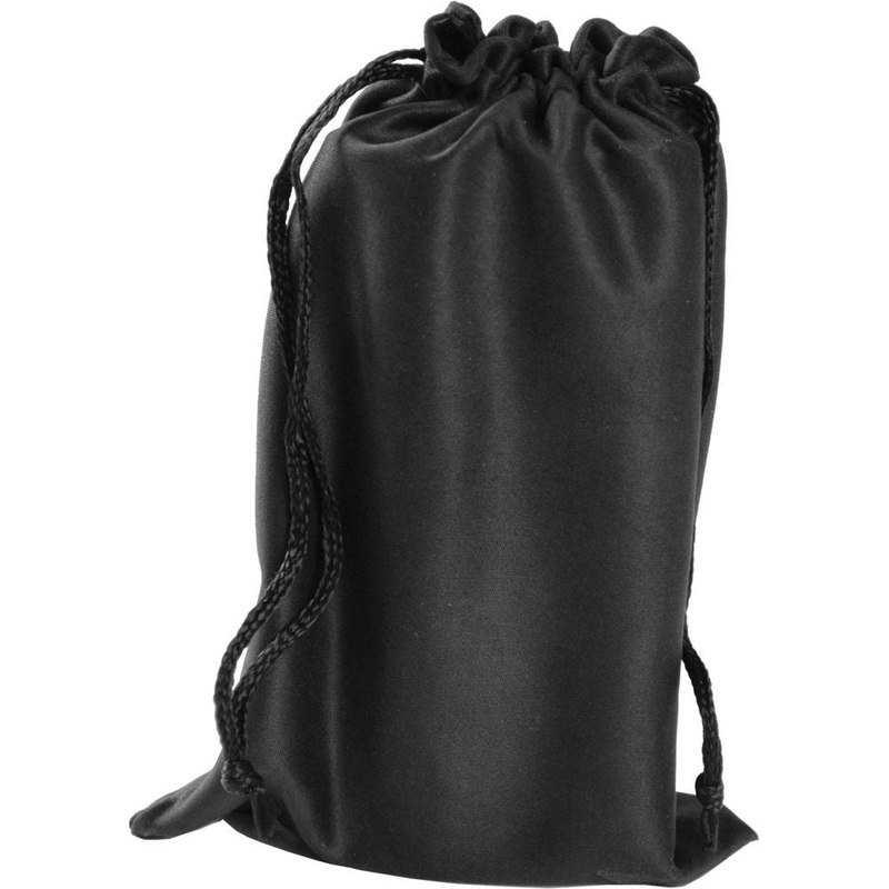 Dot Line Micro-Fiber Pouch (8.5 x 5.5", Black)