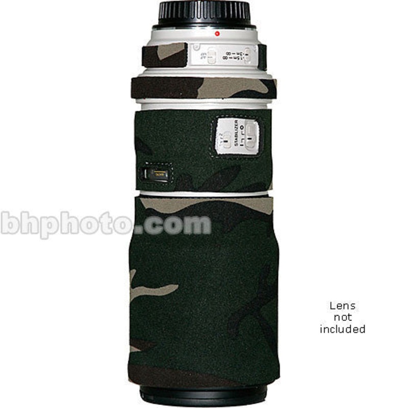 LensCoat Lens Cover for the Canon 300mm f/4 IS Lens (Forest Green)