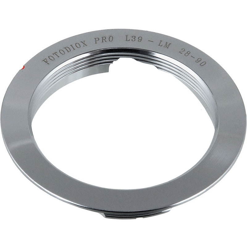FotodioX M39 Lens to Leica M Camera Adapter (28mm/90mm Frame Lines)