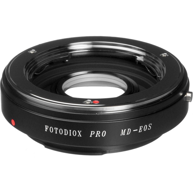 FotodioX Pro Lens Mount Adapter for Minolta MD Lens to Canon EF-Mount Camera