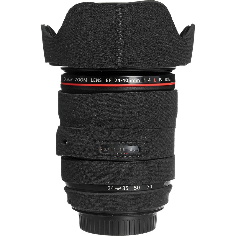 LensCoat Lens Cover for the 24-105mm f/4.0L IS USM AF Lens (Black)