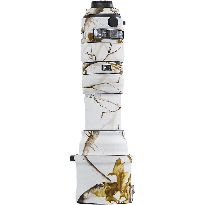 LensCoat Lens Cover for Sigma 150-600mm f/5-6.3 DG OS HSM Sports Lens (Realtree AP Snow)