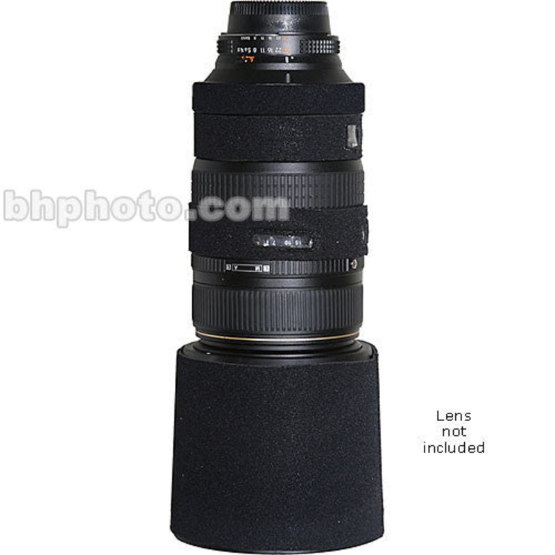 LensCoat Lens Cover For the AF VR Zoom-Nikkor 80-400mm f/4.5-5.6D ED Lens (Black)