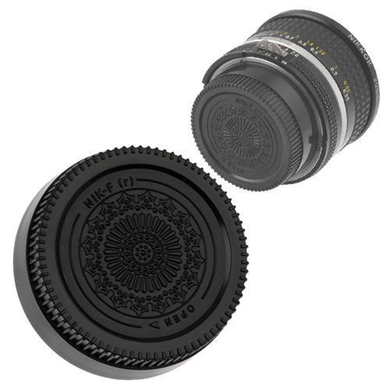 FotodioX Designer Body Cap for Nikon F Mount Camera (Black)