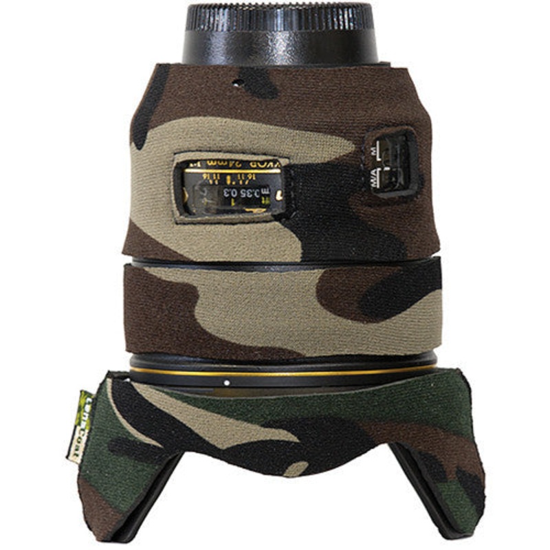 LensCoat Lens Cover for Nikon 24mm f/1.4G ED AF-S Lens (Forest Green)