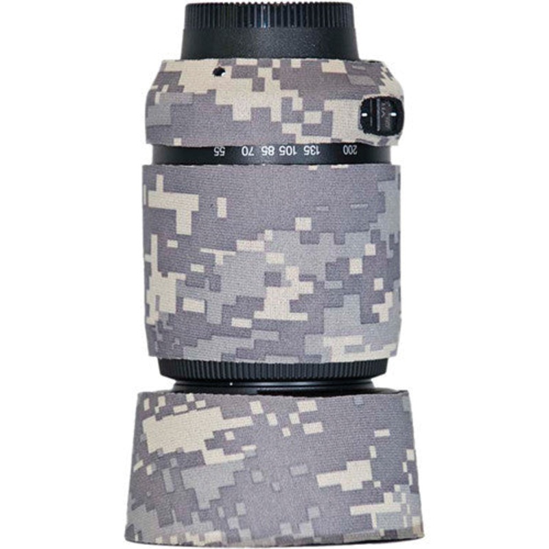 LensCoat Lens Cover for Nikon 55-200 f/4-5.6G ED AF-S VR DX Lens (Digital Army Camo)