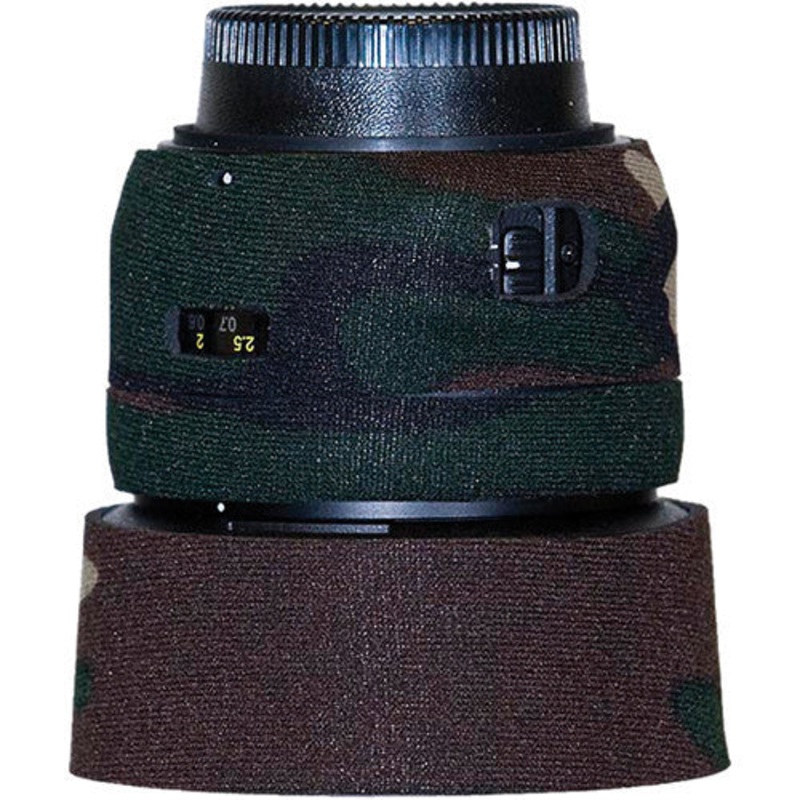 LensCoat Lens Cover for the Nikon 50mm f/1.4G AF Lens (Forest Green Camo)