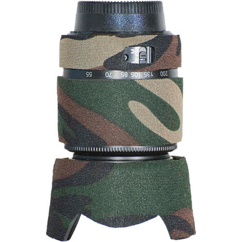 LensCoat Lens Cover for the Nikon 55-200mm f/4.0-5.6G DX Lens (Forest Green Camo)