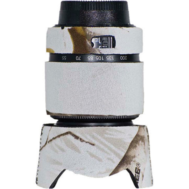 LensCoat Lens Cover for the Nikon 55-200mm f/4.0-5.6G DX Lens (Realtree AP Snow)