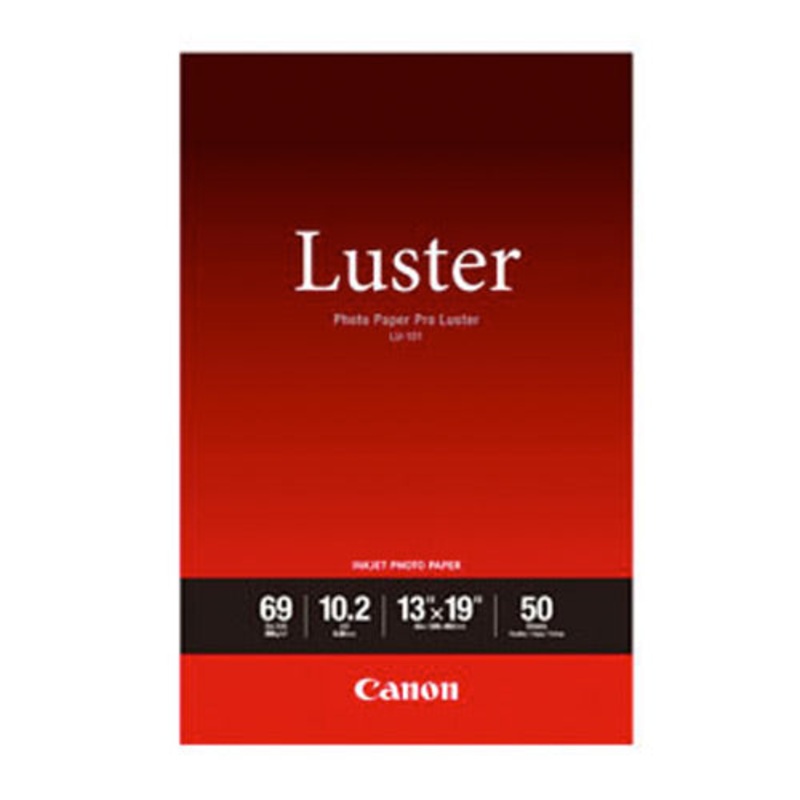 Canon Pro Luster LU-101 13" x 19" Photo Paper - 50 Sheets