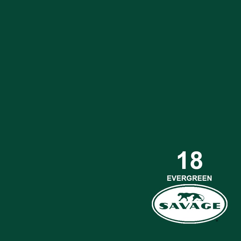 Savage 107"x12 Yards Seamless Paper Background - Evergreen